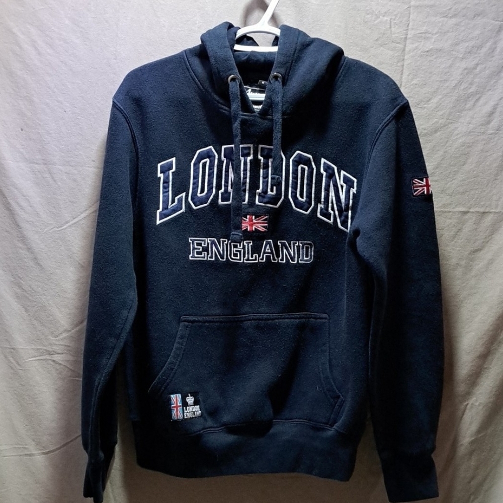 Navy London England Hoodie